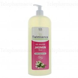 NATESSANCE Gel Douche envo&ucirc;tant Jasmin bio 1L