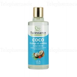 NATESSANCE Huile s&egrave;che Coco flacon 100ml
