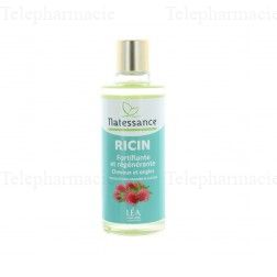 Huile de ricin fortifiante et r&eacute;g&eacute;n&eacute;rante cheveux et ongles flacon 100ml