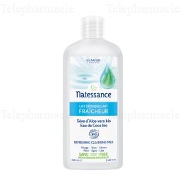 NATESSANCE Lait d&eacute;maquillant fra&icirc;cheur flacon 250 ml
