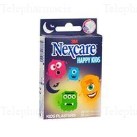 NEXCARE Pansements Happy Kids 20 pansements montres