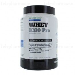 Whey ic80 prise de muscle vanill 750g
