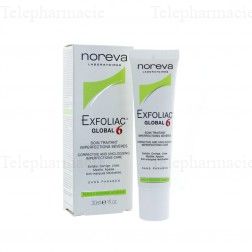 NOREVA Exfoliac Global 6 soin traitant imperfections s&eacute;v&egrave;res Tube 30ml