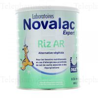NOVALAC RIZ AR 0 36 MOIS 800