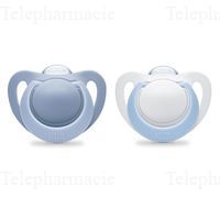 NUK Sucettes Genius lot de 2 gar&ccedil;on physio plus 18-36 mois