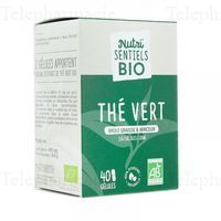 NUTRI'SENTIELS BIO Th&eacute; Vert 40 g&eacute;lules