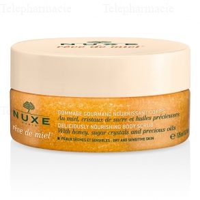 Reve de miel gommage gourmand nourrissant corps peaux s&egrave;ches et sensibles 175ml
