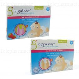 ORGAKIDDY Sac &agrave; couches parfum&eacute; senteur Baby powder