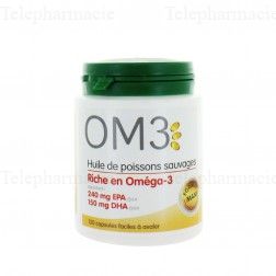 OM3 huile de poisson 120 capsules