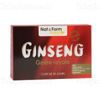 NAT & FORM Ampoule - Ginseng gel&eacute;e royale 30 ampoules