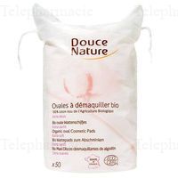 Ovales &agrave; D&eacute;maquiller Bio 50 unit&eacute;s