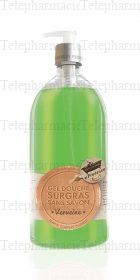 Gel Douche Surgras sans savon Verveine 1L