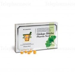 PHARMA NORD Ginko bilboa bo&icirc;te de 60 comprim&eacute;s