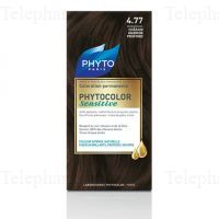 PHYTO Color n&deg;4.77 Chatain Marron Profond coloration permanente enrichie en pigments v&eacute;g&eacute;taux