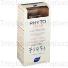 PHYTO Color n&deg;6.3 Blond Fonc&eacute; Dor&eacute; coloration permanente enrichie en pigments v&eacute;g&eacute;taux