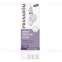 PRANAROM Aromapoux Spray r&eacute;pulsif anti-poux Flacon 30ml