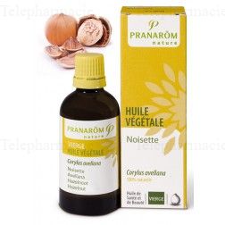 PRANAROM Huile v&eacute;g&eacute;tale - Huile de Noisette 50ml bio
