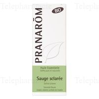 PRANAROM HUILE ESSENTIELLE BIO SAUGE SCLARE