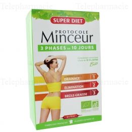 SUPERDIET Protocole minceur 30 ampoules de 15ml