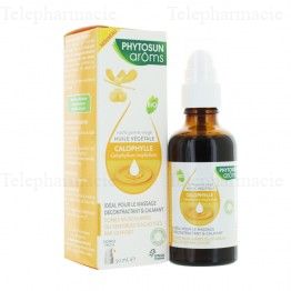 Huile v&eacute;g&eacute;tale de calophylle zones musculaires ou sensibles bio 50ml