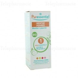 PURESSENTIEL Huile essentielle menthe poivr&eacute;e bio flacon 30ml