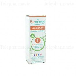 PURESSENTIEL Huile essentielle de Lemongrass flacon 10 ml