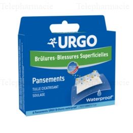 Pansements Waterproof Br&ucirc;lures et Blessures 6 unit&eacute;s