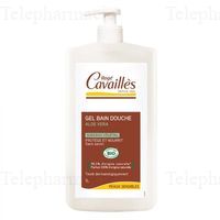 CAVAILL&Egrave;S Gel douche Aloe Vera surgras v&eacute;g&eacute;tal bio flacon pompe 1L