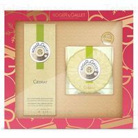 ROGER & GALLET Coffret C&eacute;drat eau 100ml + savon OFFERT