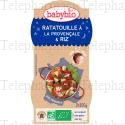 Bonne Nuit Bois Ratatouille Riz d&egrave;s 12 mois 2 x 200g