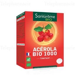 SANTAROME Ac&eacute;rola Bio 1000 20 comprim&eacute;s