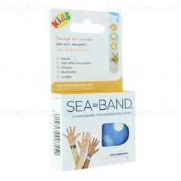 Sea-Band Bracelet anti-naus&eacute;es enfant - 2 bracelets bleus