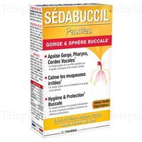 LES 3 CH&Ecirc;NES S&eacute;dabuccil pastilles saveur vanille gorges & sph&egrave;re buccale x30