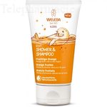 WELEDA Kids Shower & Shampoo orange fruit&eacute;e tube 150ml