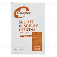 SODIUM SULFATE COOP SACH 30G 20