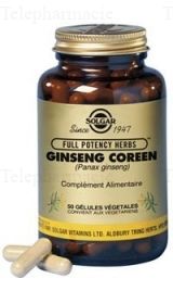 Ginseng coreen panax fph 50 g&eacute;lules v&eacute;g&eacute;tales