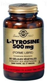 SOLGAR L-Tyrosine 500mg 50 g&eacute;lules