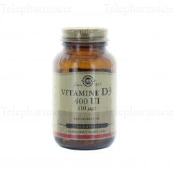 SOLGAR Vitamine D3 100 g&eacute;lules