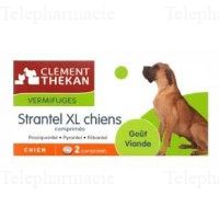 CLEMENT THEKAN Strantel XL Comprim&eacute;s pour chien x2