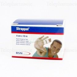 STRAPPAL Bande adh&eacute;sive rigide 4cm x 10m