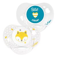 LUC ET LEA Sucettes silicone anatomiques 0-6 Mois