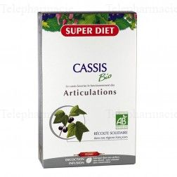 SUPERDIET Cassis bio 20 ampoules