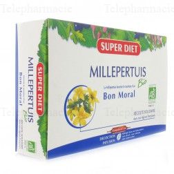 SUPERDIET Millepertuis bien-&ecirc;tre 20 ampoules