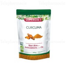 SUPERDIET Curcuma en poudre 200g