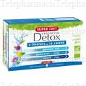 SUPERDIET Protocole d&eacute;tox 3 phases de 10 jours 30 ampoules de 15ml