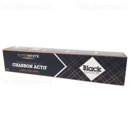 SUPERWHITE Dentifrice blancheur au charbon actif 75ml
