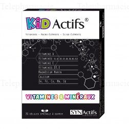 SYNACTIFS KID Actifs vitamines & min&eacute;raux x 30 gummies