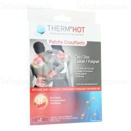 THERMHOT Patchs chauffants cou/dos/&eacute;paule/poignet patchs