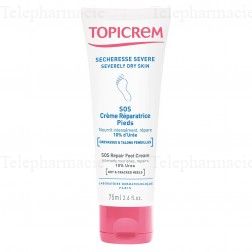 TOPICREM S&eacute;cheresse s&eacute;v&egrave;re UR 10 cr&egrave;me r&eacute;paratrice pieds