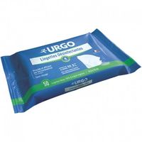 URGO Lingettes d&eacute;sinfectantes sans rin&ccedil;age Pochette 50 lingettes